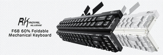 RKF68 foldable keyboard featured in a compilation of YouTuber reviews