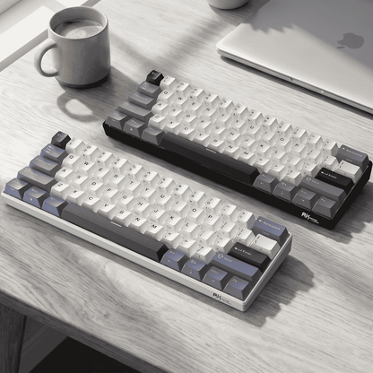 RK61 compact wireless mechanical keyboard for FPS gaming with more mouse space clean setup