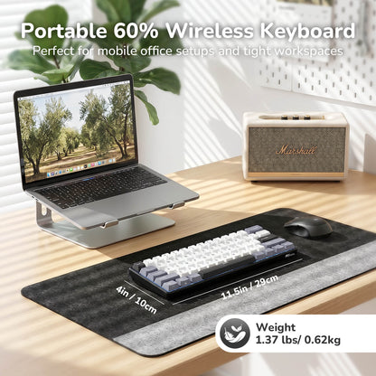 RK61 60 percent keyboard compact portable mechanical keyboard lightweight travel friendly