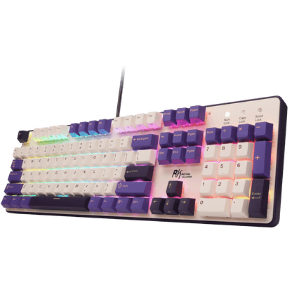 RK ROYAL KLUDGE RK920 Wired Mechanical Keyboard, Full Size 104-Key RGB Gaming Keyboard with Number Pad, Hot Swappable Silent Linear Switches, PBT Keycaps, Anti-Ghosting PC Gaming Keyboard for Win/Mac