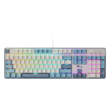 RK ROYAL KLUDGE RK920 Wired Mechanical Keyboard, Full Size 104-Key RGB Gaming Keyboard with Number Pad, Hot Swappable Silent Linear Switches, PBT Keycaps, Anti-Ghosting PC Gaming Keyboard for Win/Mac