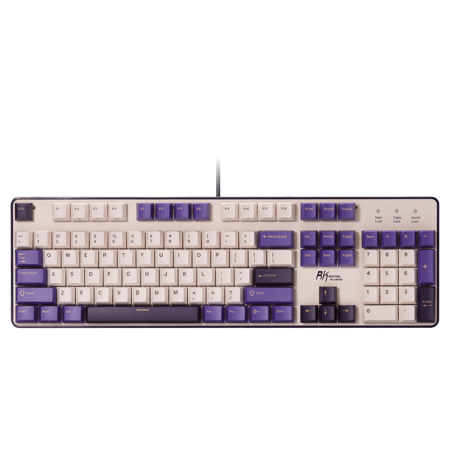 RK ROYAL KLUDGE RK920 Wired Mechanical Keyboard, Full Size 104-Key RGB Gaming Keyboard with Number Pad, Hot Swappable Silent Linear Switches, PBT Keycaps, Anti-Ghosting PC Gaming Keyboard for Win/Mac