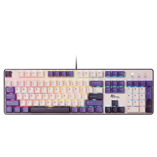 RK ROYAL KLUDGE RK920 Wired Mechanical Keyboard, Full Size 104-Key RGB Gaming Keyboard with Number Pad, Hot Swappable Silent Linear Switches, PBT Keycaps, Anti-Ghosting PC Gaming Keyboard for Win/Mac