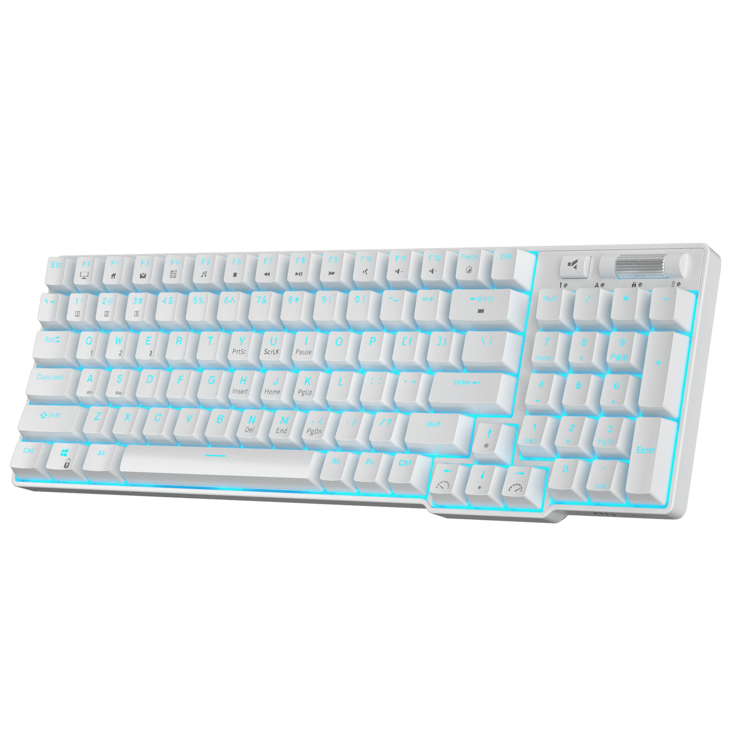 RK96 96% Wireless Mechanical Keyboard in Black and Pink, Featuring Hot-Swappable Switches and Ergonomic Design for Gaming and Office Use