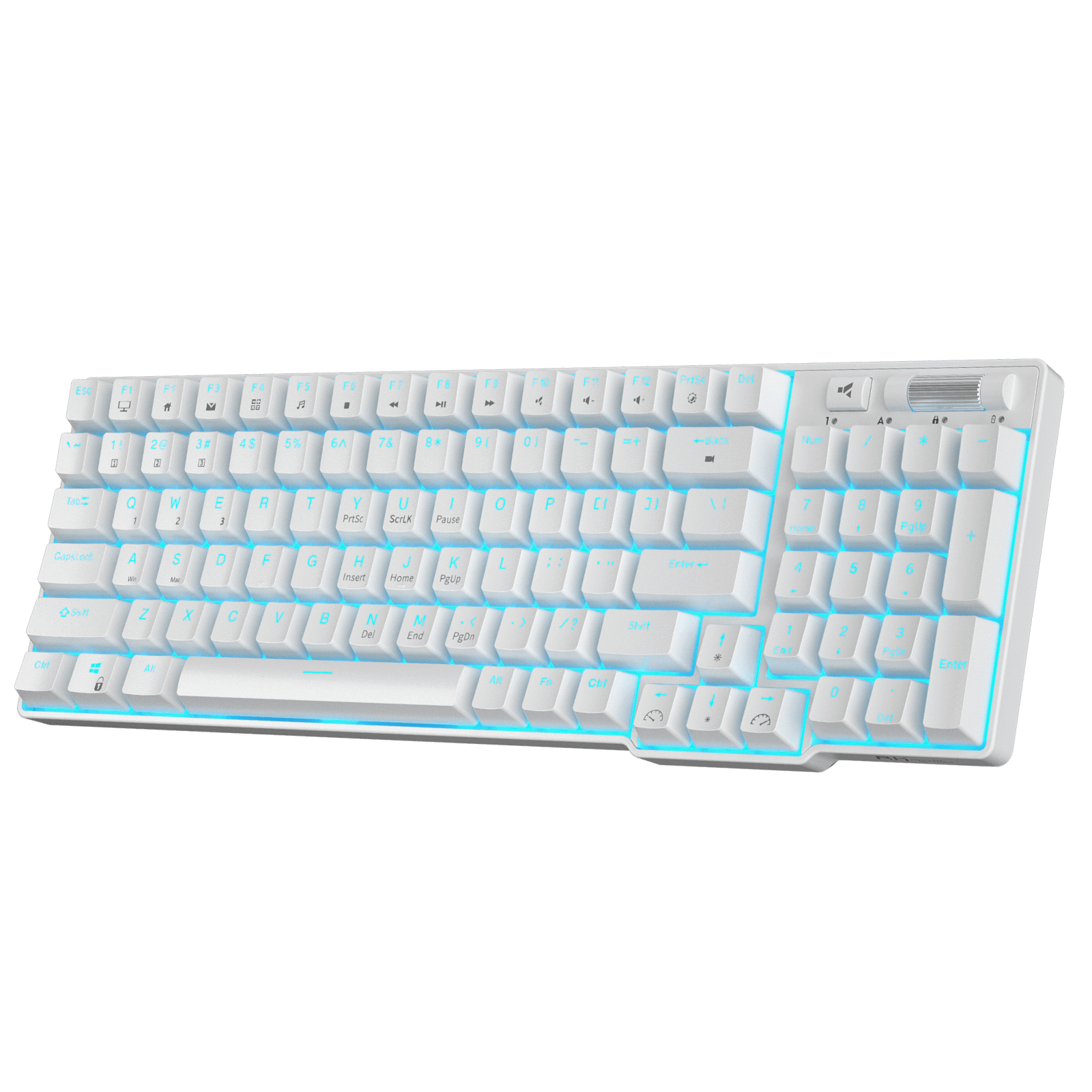 RK96 96% Wireless Mechanical Keyboard in Black and Pink, Featuring Hot-Swappable Switches and Ergonomic Design for Gaming and Office Use