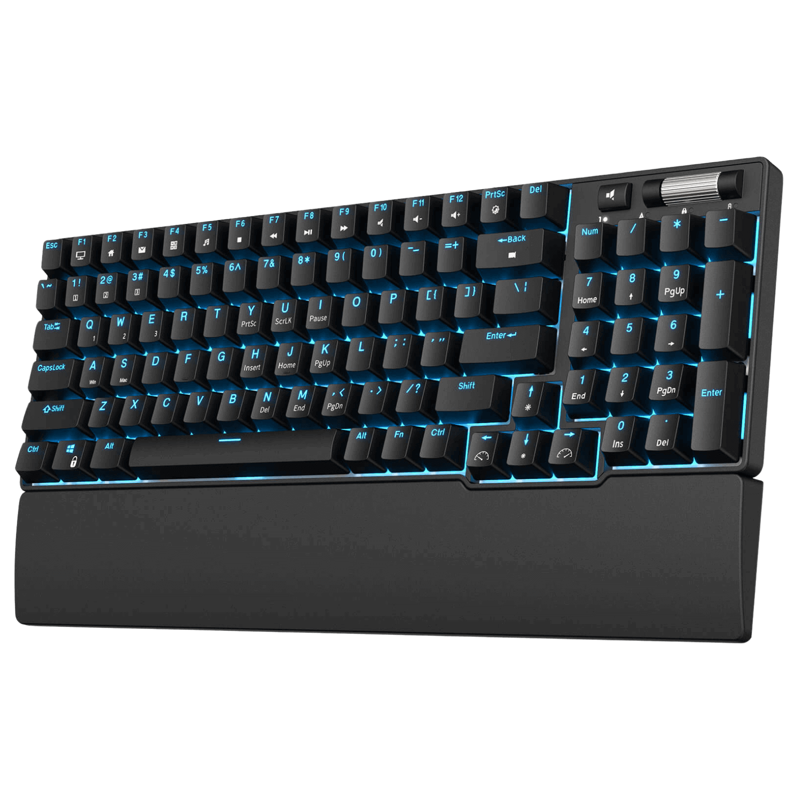RK96 96% Wireless Mechanical Keyboard in Black and Pink, Featuring Hot-Swappable Switches and Ergonomic Design for Gaming and Office Use