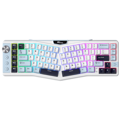 A72 68% Ergonomic Alice Layout Mechanical Keyboard