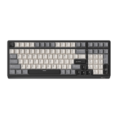 RK Royal Kludge 100-Key Wired AI Mechanical Gaming Keyboard with Real-Time Voice Input & Translation, Hot-Swappable Linear Switches, PBT Keycaps, RGB Backlit, Dual USB Ports & AI Software Support