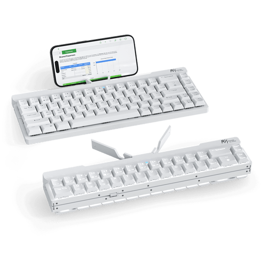 RK ROYAL KLUDGE F68 60% Foldable Low Profile Mechanical Keyboard