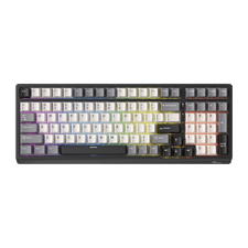 RK ROYAL KLUDGE F99 Wireless Mechanical Keyboard with Number Pad, Tri-Mode Hot Swappable 95%100 Keys Gaming Keyboard BT/2.4G/USB-C, Pro Software, 5000mAh Battery, Customed Switches