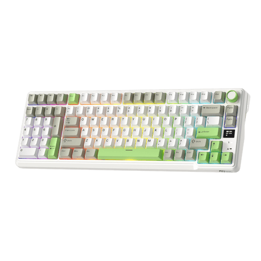 RK ROYAL KLUDGE L98 Wireless Mechanical Keyboard w/ Left-handed Southpaw Design Numpad & Hot Swappable Knob, Tri-Mode 95% Keyboard BT/2.4G/USB-C, Pro Software, Gasket Mount, Massive 8000mAh Battery
