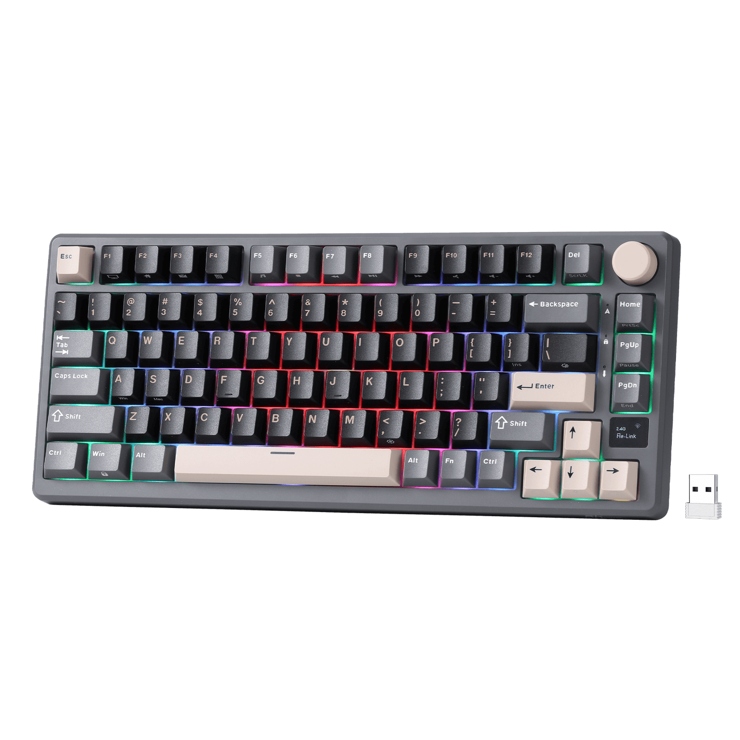 RK ROYAL KLUDGE M75 75% Gasket Mount Wireless Gaming Keyboard – RK RK ROYAL KLUDGE M75 75% Gasket Mount Wireless Gaming Keyboard – RK