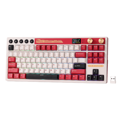 RK ROYAL KLUDGE M87 80% TKL Gasket Mount Wireless Gaming Keyboard RK ROYAL KLUDGE M87 80% TKL Gasket Mount Wireless Gaming Keyboard