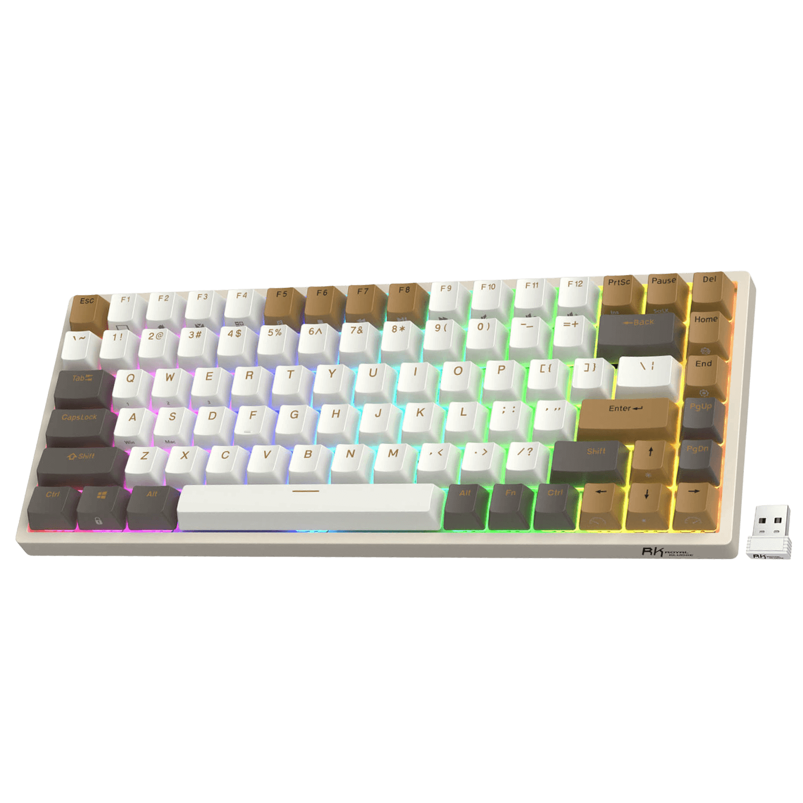 75% Triple Mode BT5.02.4GUSB-C Hot Swappable Mechanical Keyboard