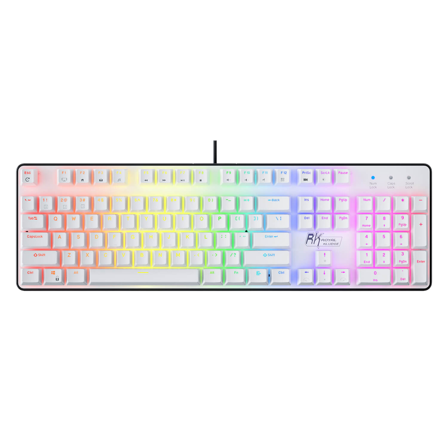 RK Royal Kludge RK920 Full Size Mechanical Gaming Keyboard with RGB backlighting, featuring a sleek black design