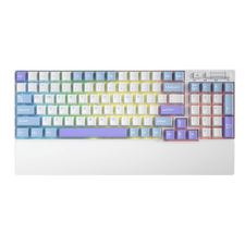 RK ROYAL KLUDGE RK96 RGB Limited Ed, 90% 96 Keys Wireless Triple Mode BT5.0/2.4G/USB-C Hot Swappable Mechanical Keyboard w/Wrist Rest, Software Support & Massive Battery