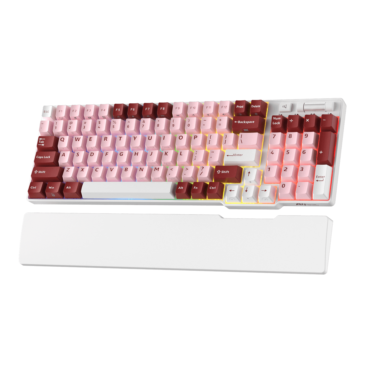 RK ROYAL KLUDGE RK96 RGB Limited Ed, 90% 96 Keys Wireless Triple Mode BT5.0/2.4G/USB-C Hot Swappable Mechanical Keyboard w/Wrist Rest, Software Support & Massive Battery