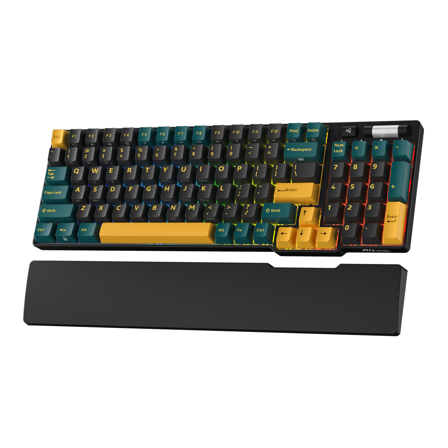 RK ROYAL KLUDGE RK96 RGB Limited Ed, 90% 96 Keys Wireless Triple Mode BT5.0/2.4G/USB-C Hot Swappable Mechanical Keyboard w/Wrist Rest, Software Support & Massive Battery