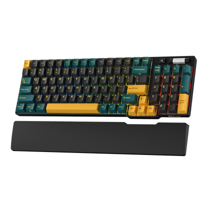 RK ROYAL KLUDGE RK96 RGB Limited Ed, 90% 96 Keys Wireless Triple Mode BT5.0/2.4G/USB-C Hot Swappable Mechanical Keyboard w/Wrist Rest, Software Support & Massive Battery