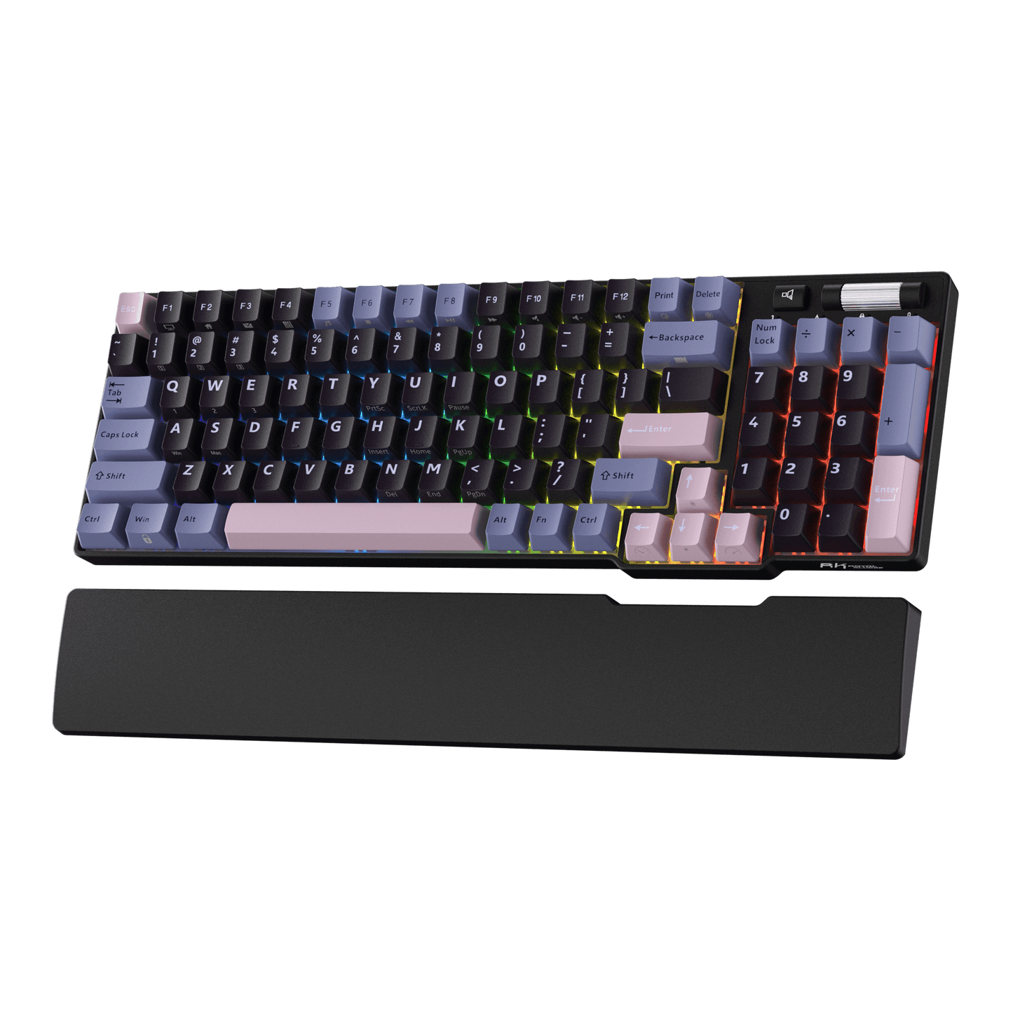 RK ROYAL KLUDGE RK96 RGB Limited Ed, 90% 96 Keys Wireless Triple Mode BT5.0/2.4G/USB-C Hot Swappable Mechanical Keyboard w/Wrist Rest, Software Support & Massive Battery