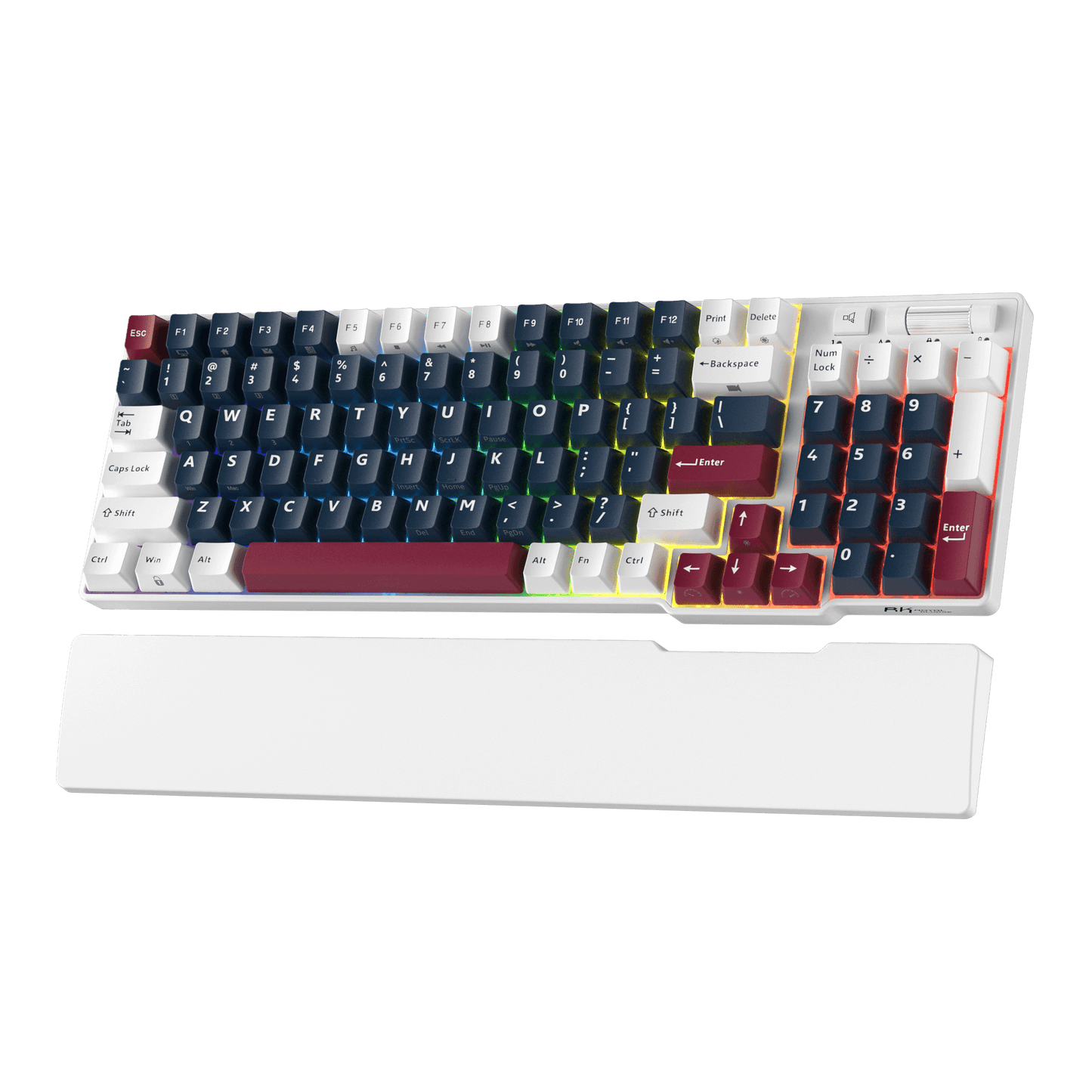 RK ROYAL KLUDGE RK96 RGB Limited Ed, 90% 96 Keys Wireless Triple Mode BT5.0/2.4G/USB-C Hot Swappable Mechanical Keyboard w/Wrist Rest, Software Support & Massive Battery