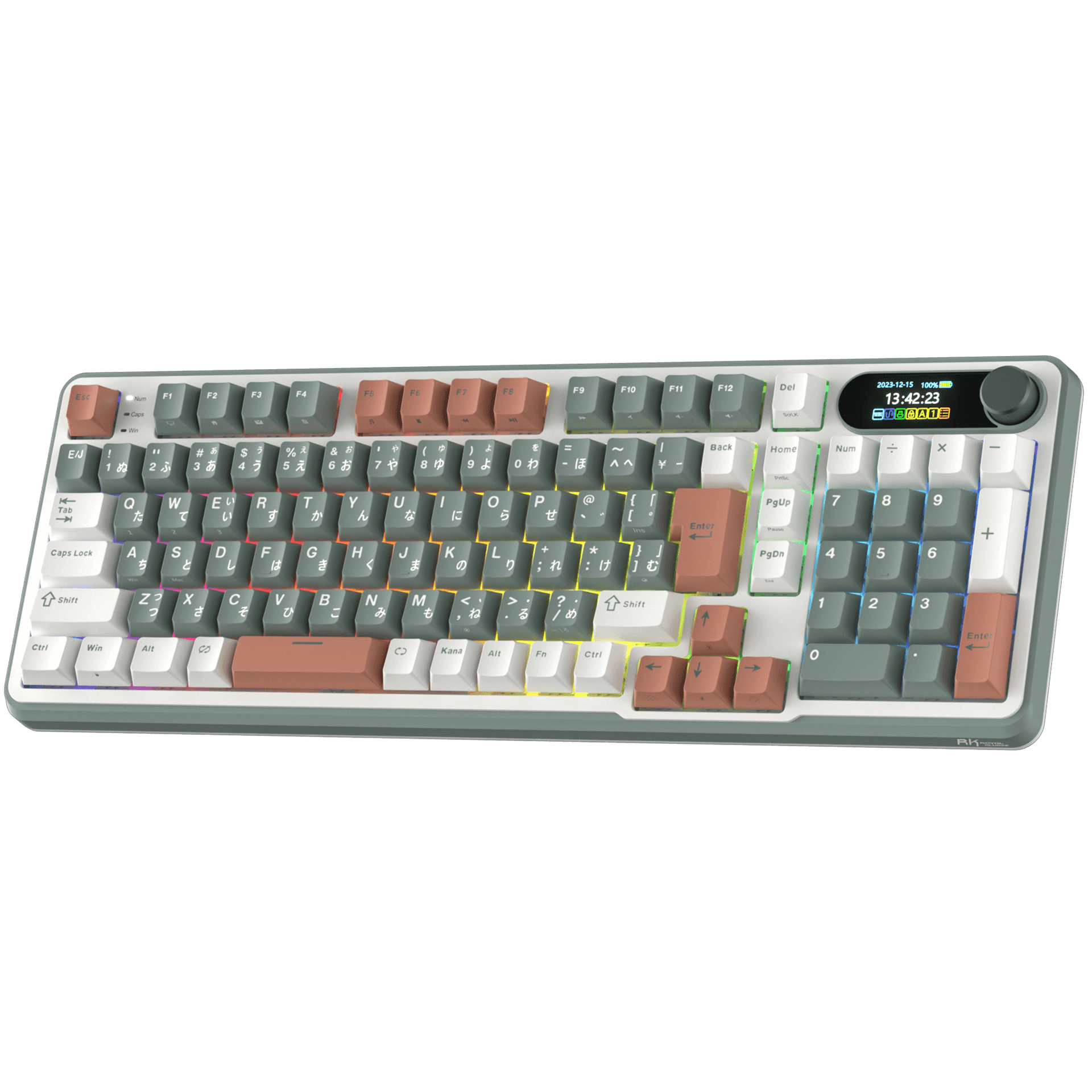 RK  KLUDGE R98 Pro メカニカルキーボード Amazon.com: RK ROYAL KLUDGE R87 Pro Wired Mechanical Keyboard with