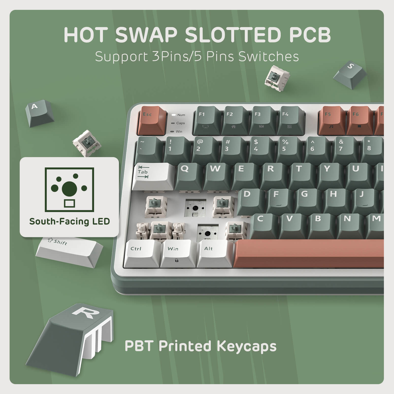 RK ROYAL KLUDGE S98 Wireless Hot-Swappable RGB Keyboard (Open-Box