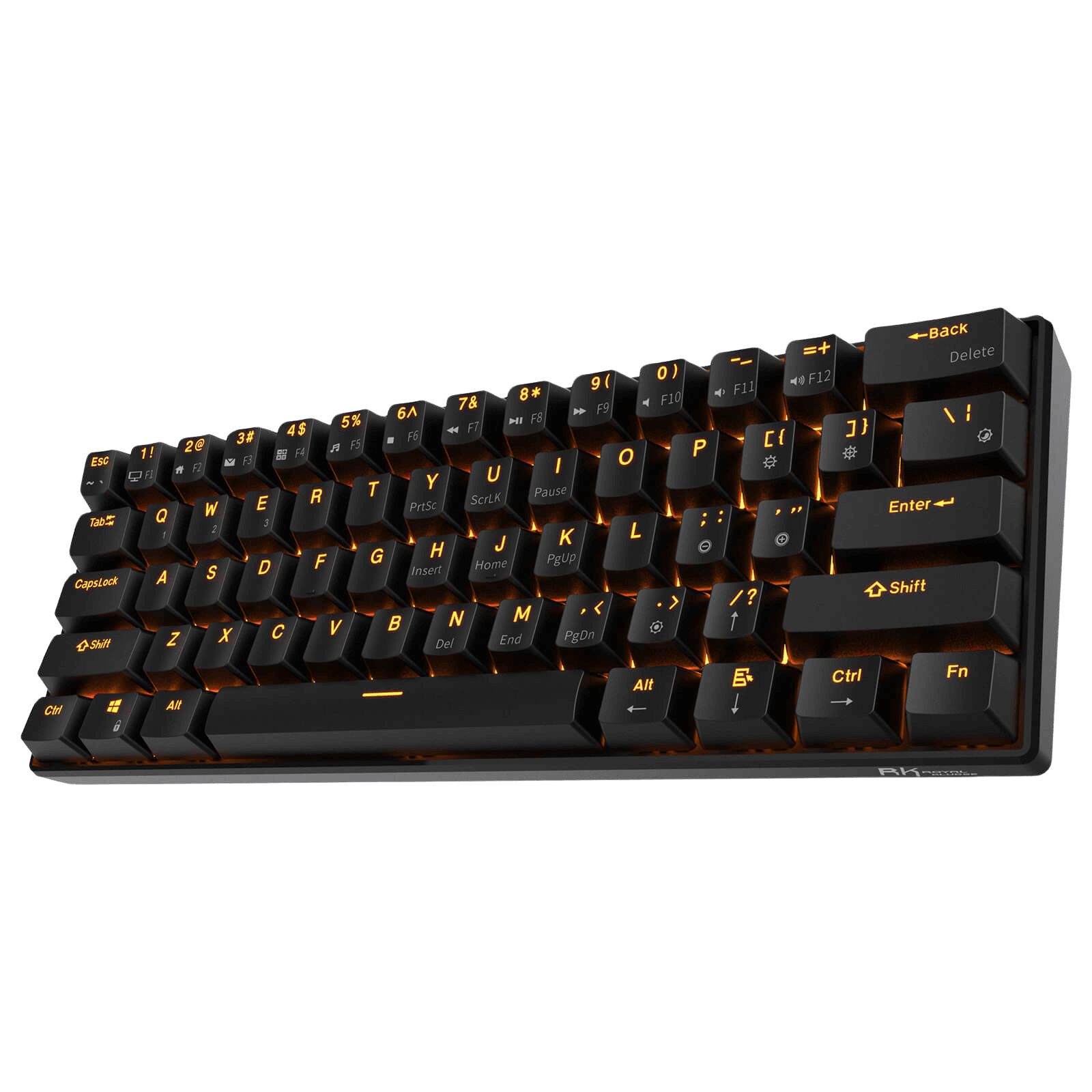 Royal Kludge RK61 Wireless 60% Mechanical Gaming Keyboard, Black