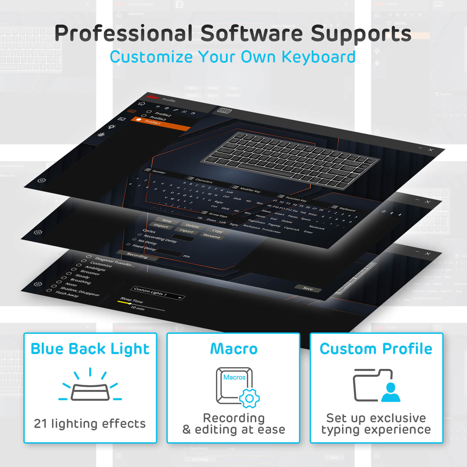 RK ROYAL KLUDGE RK84-DE 75% Gaming-Tastatur, 85 Tasten Kompakte RK ROYAL KLUDGE RK84-DE 75% Gaming-Tastatur, 85 Tasten Kompakte